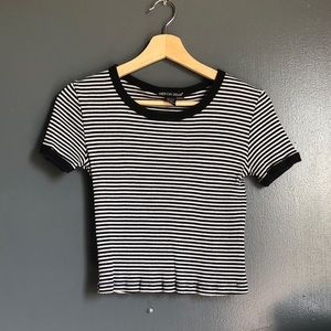 Striped crop top